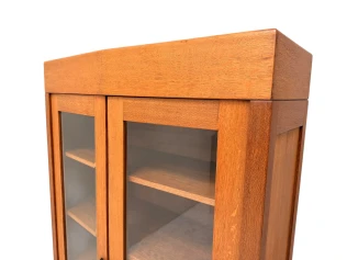 Art Deco Amsterdamse School Bookcase by Hildo Krop for Gebroeders Monsieur